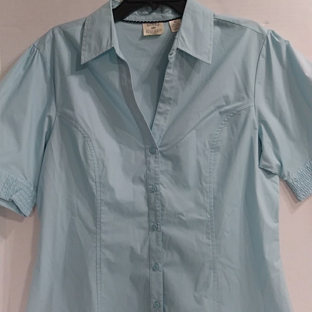 *EUC* Lee Riders Easy Care Button Down Blouse - Picture 2 of 6